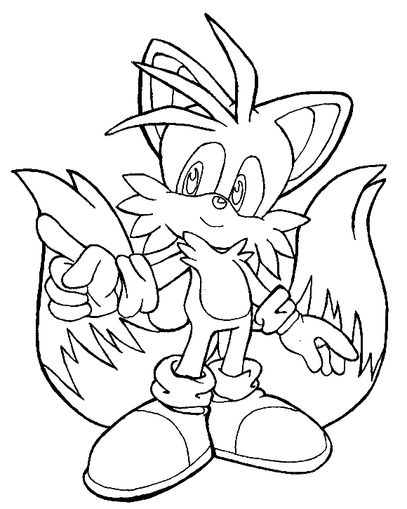 sonic and tails coloring pages printable fun jpg