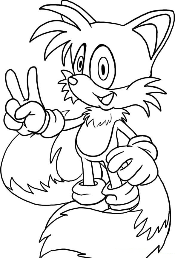 35 Sonic and Tails Coloring Pages Printable Fun 18