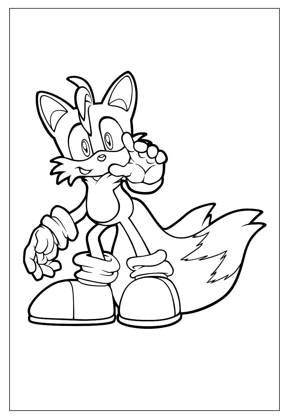 35 Sonic and Tails Coloring Pages Printable Fun 25