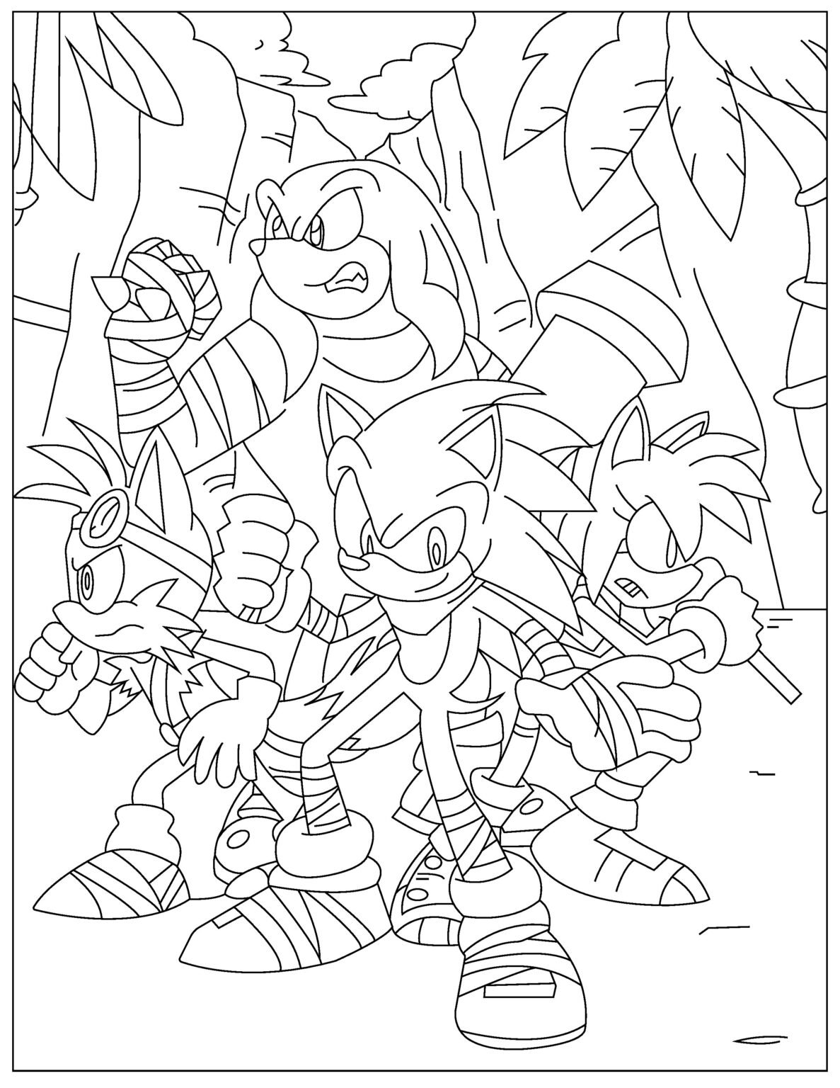 sonic and tails coloring pages printable fun jpg