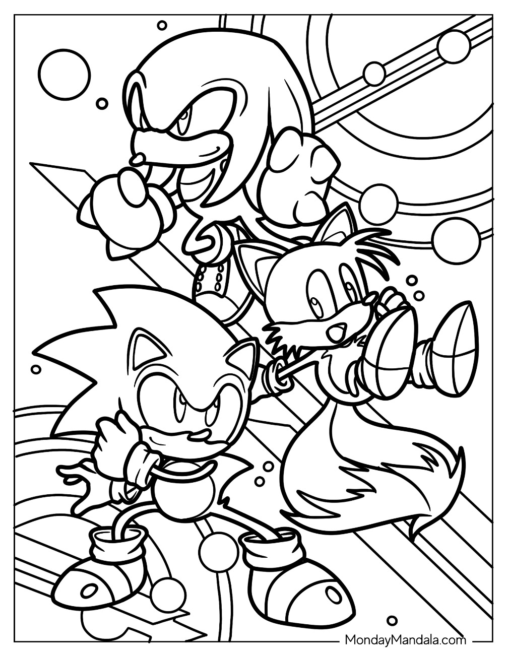 35 Sonic and Tails Coloring Pages Printable Fun 4