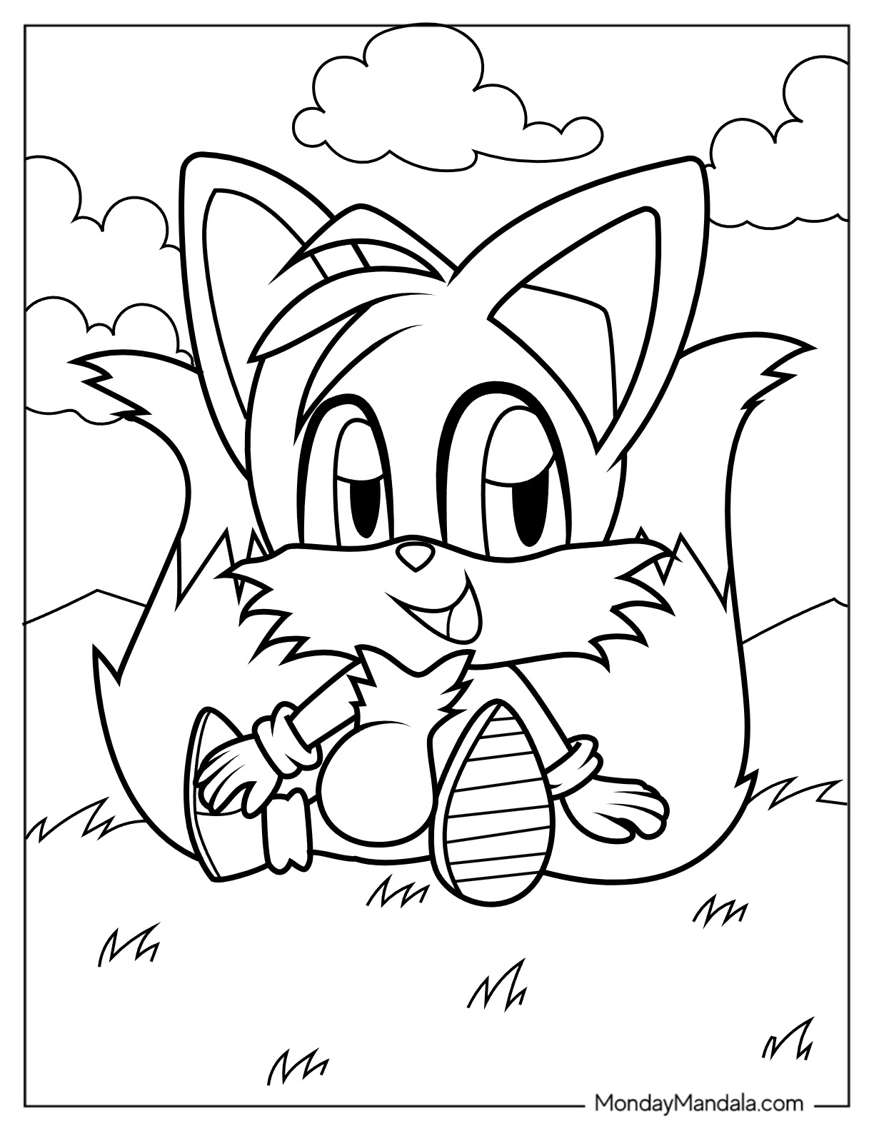 35 Sonic and Tails Coloring Pages Printable Fun 9