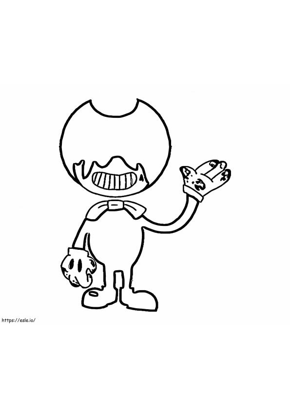 36 Bendy Coloring Pages Printable 20