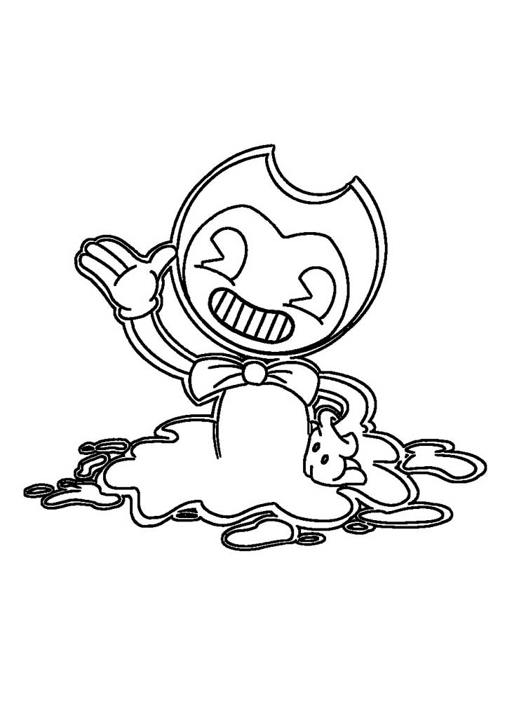 bendy coloring pages printable jpg