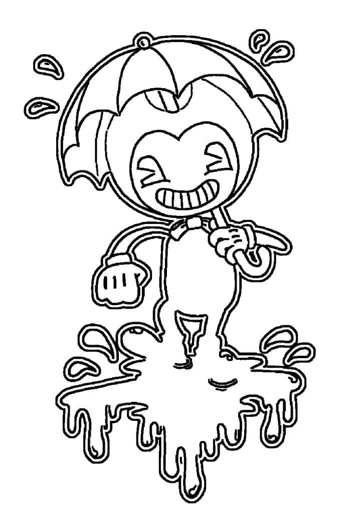 bendy coloring pages printable jpg