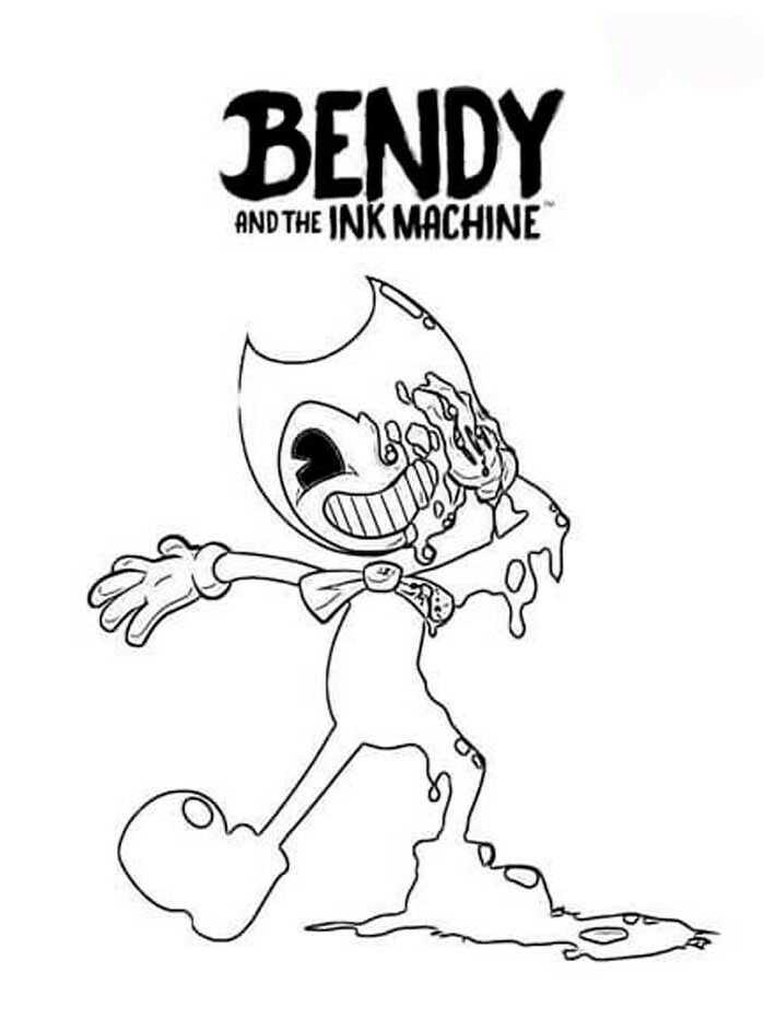 36 Bendy Coloring Pages Printable 35