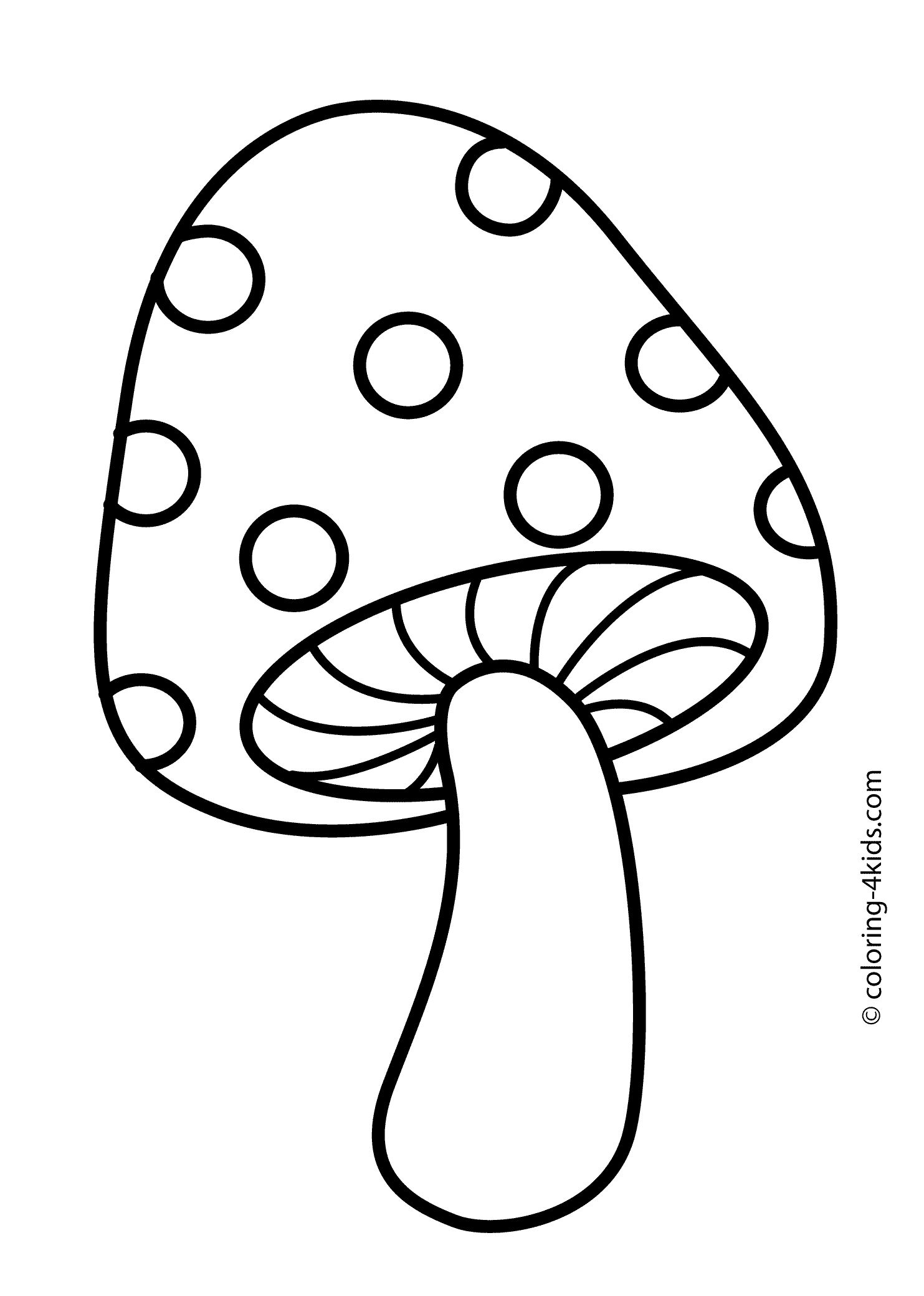 36 Whimsical Mushroom Coloring Pages Printable 28