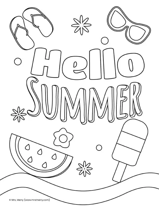 dog days of summer coloring pages printable jpg