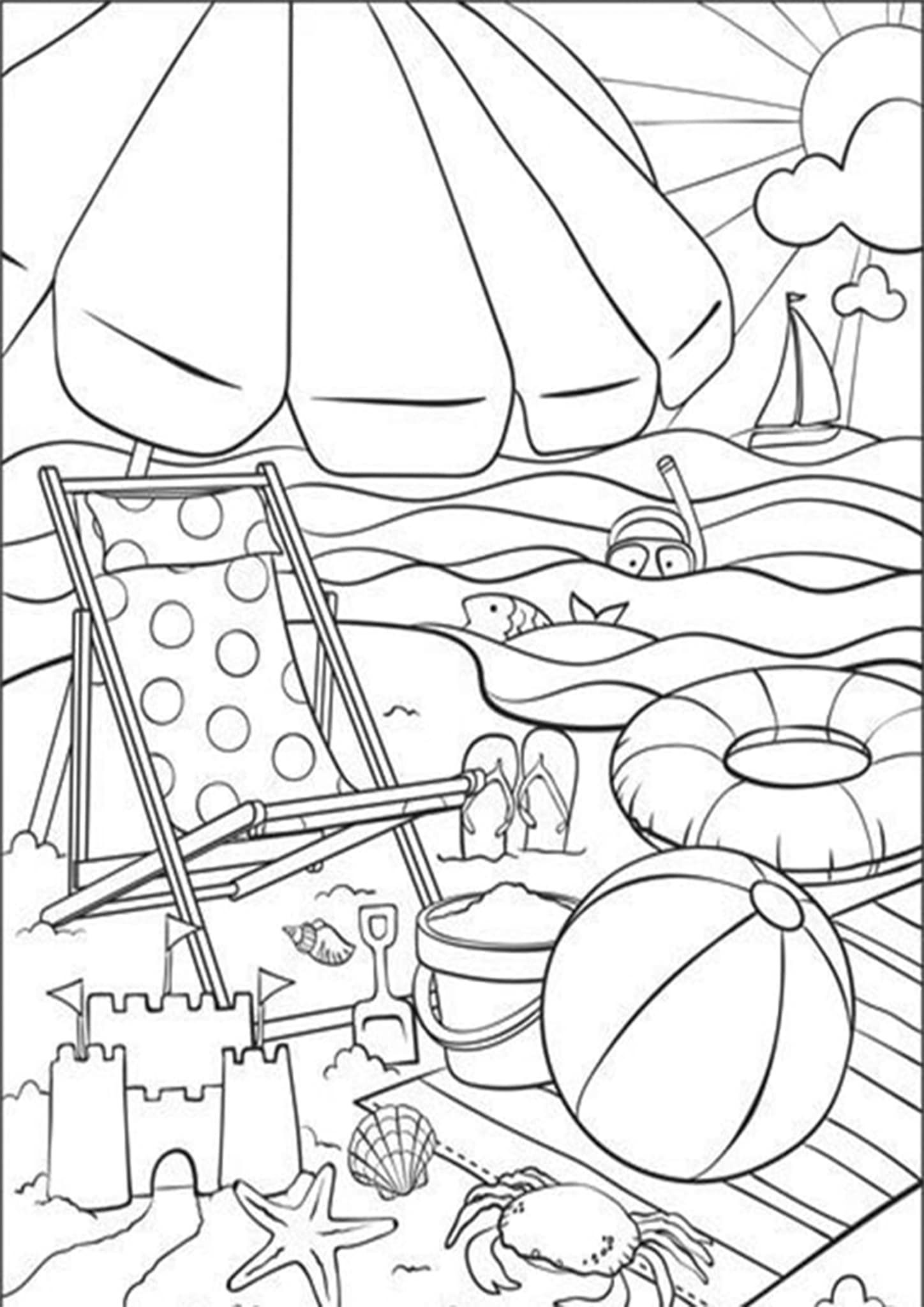 dog days of summer coloring pages printable jpg