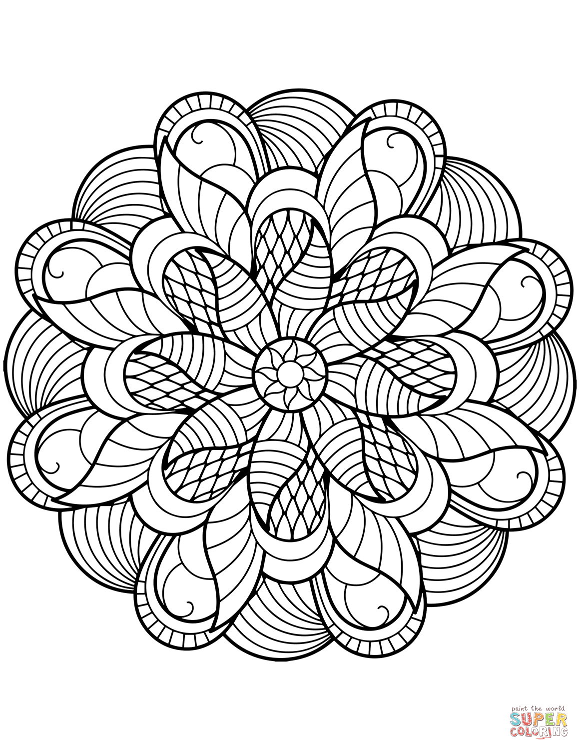 37 Easy Cute Mandala Coloring Pages Printable 27