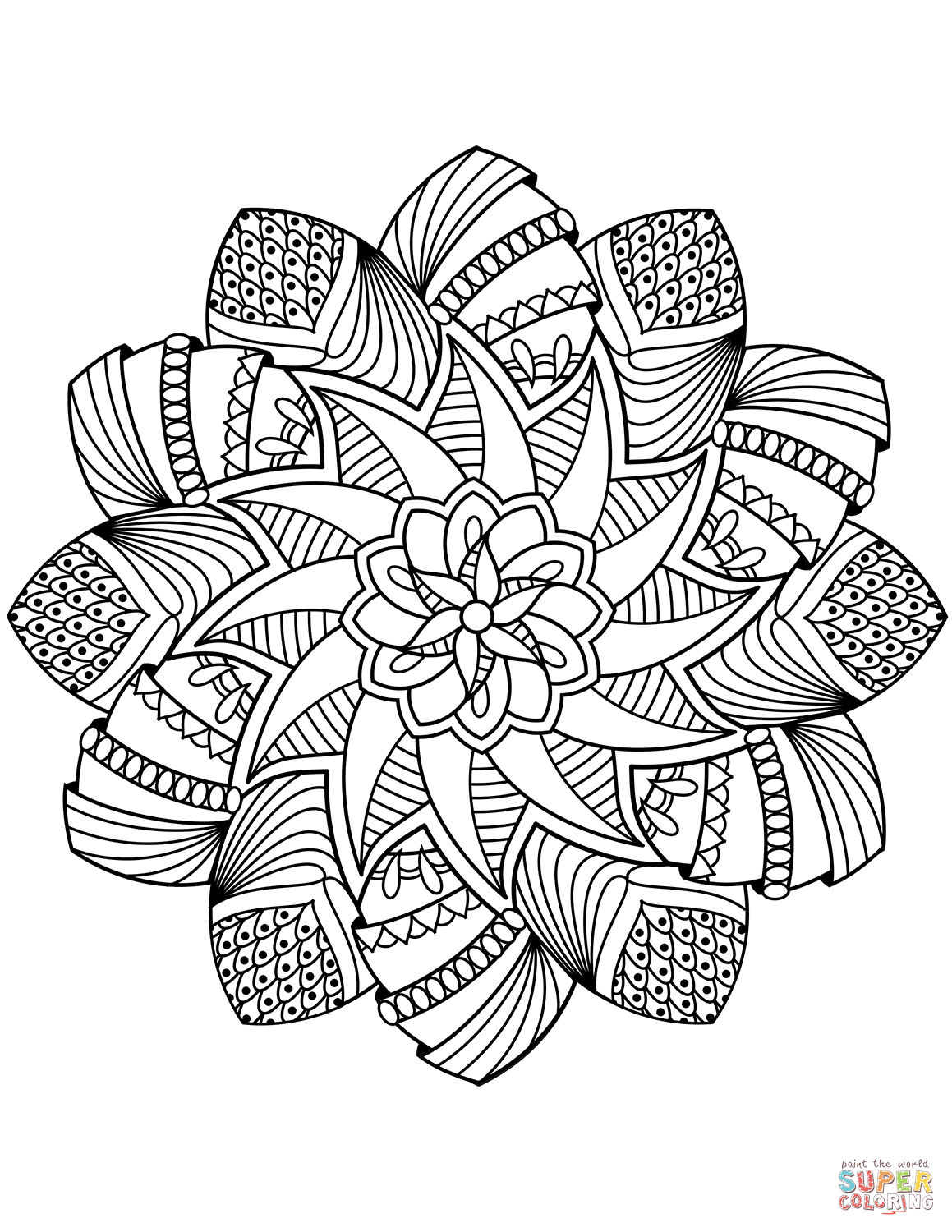 37 Easy Cute Mandala Coloring Pages Printable 30