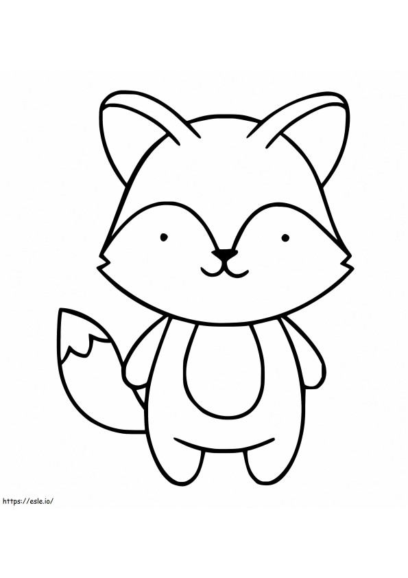 37 Fox Cute Coloring Pages Printable 10