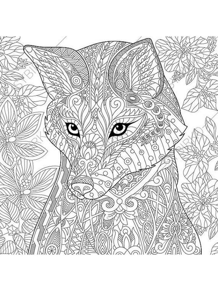 37 Fox Cute Coloring Pages Printable 13