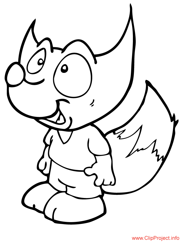 fox cute coloring pages printable jpg