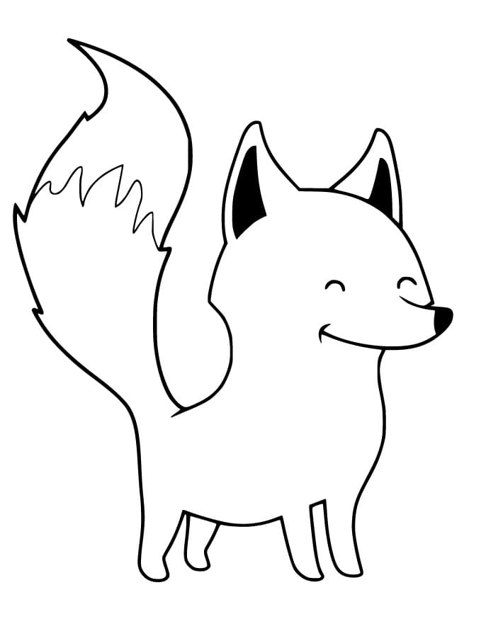 37 Fox Cute Coloring Pages Printable 26