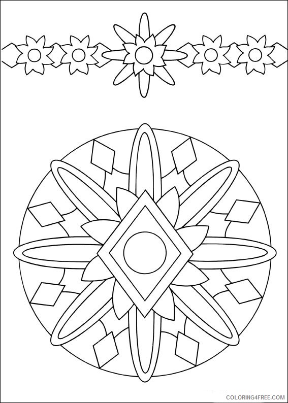 easy mandala coloring pages to print printable jpg