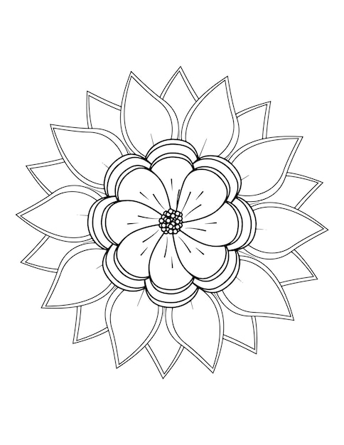 38 Easy Mandala Coloring Pages to Print Printable 21