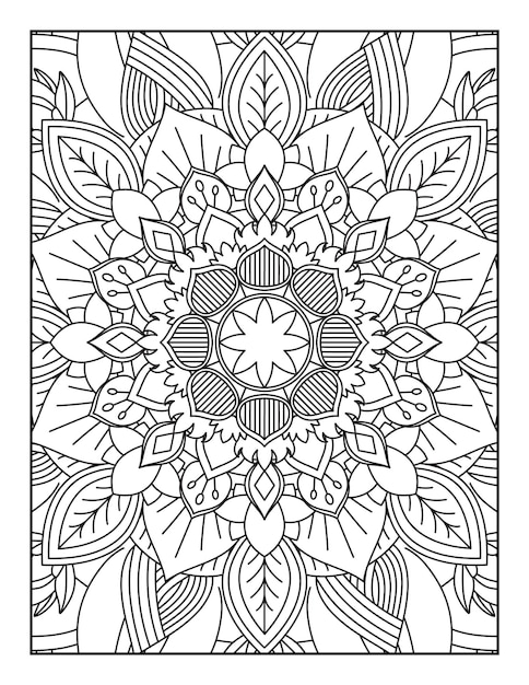 38 Easy Mandala Coloring Pages to Print Printable 23