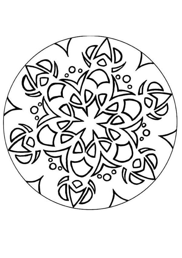 38 Easy Mandala Coloring Pages to Print Printable 29