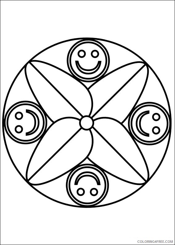 38 Easy Mandala Coloring Pages to Print Printable 35