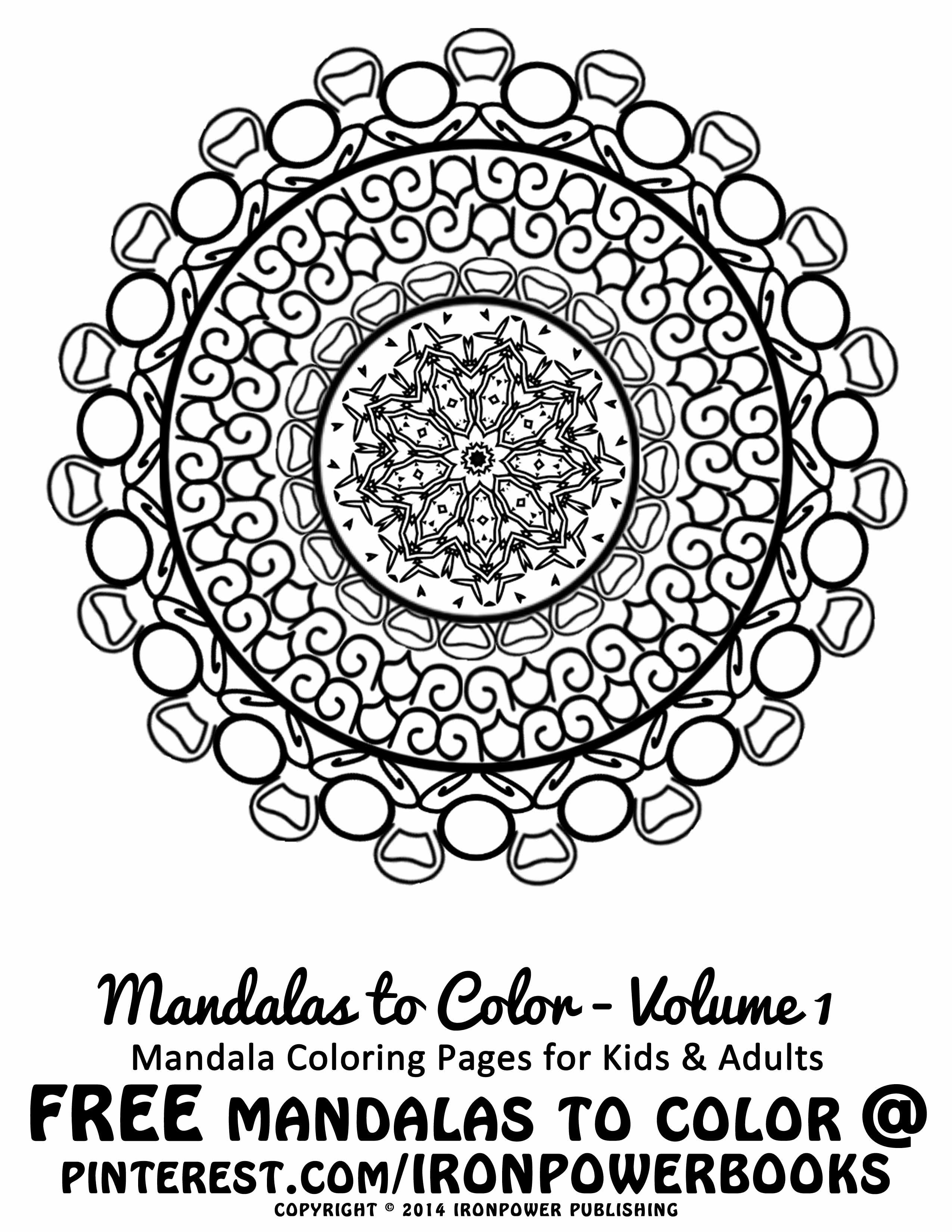 38 Easy Mandala Coloring Pages to Print Printable 7