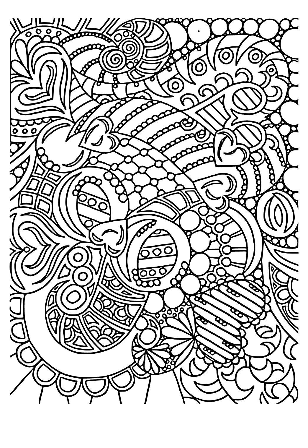 145+ Adorable Fun Hard Coloring Pages Printable