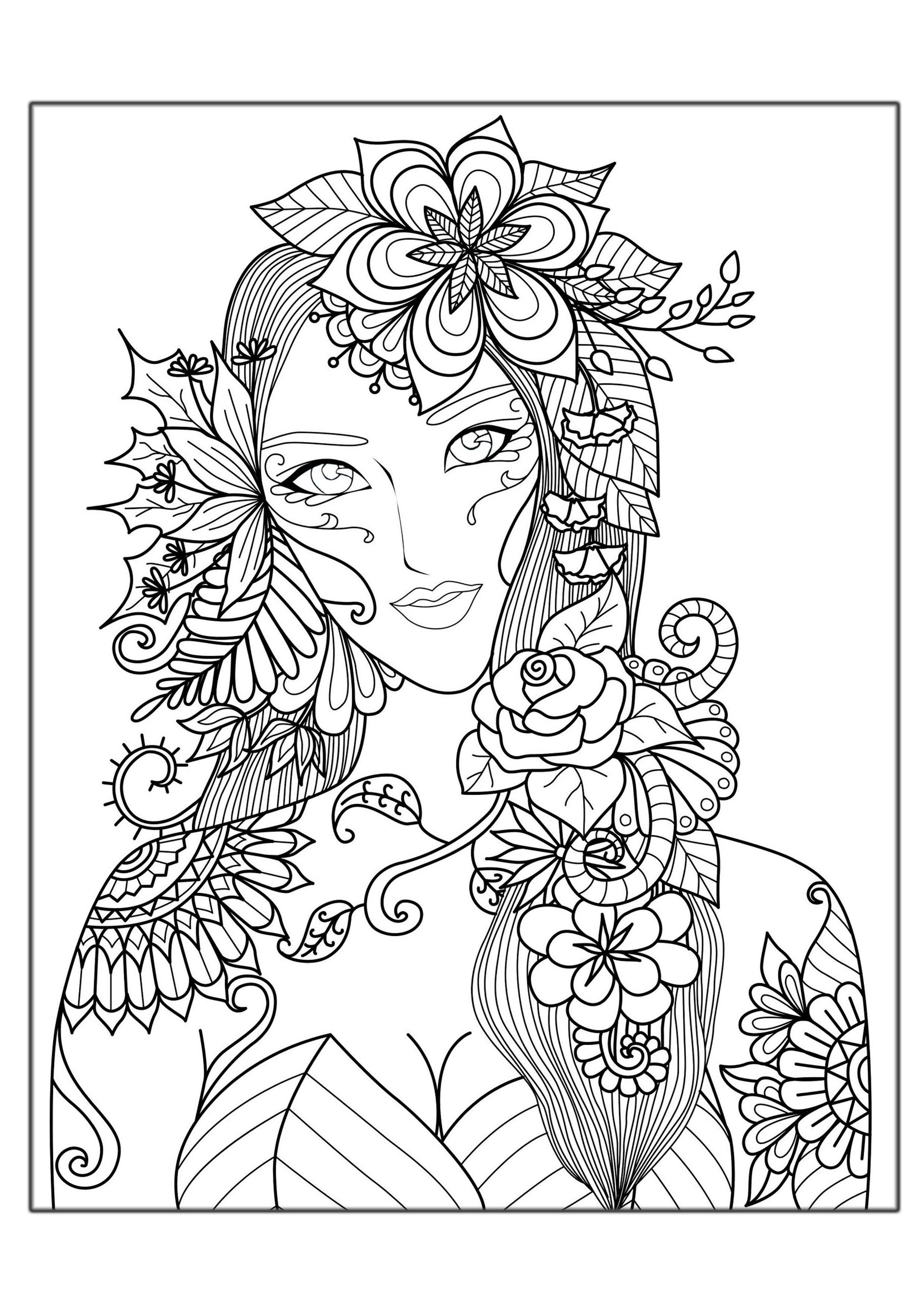 50+ Joyful Abstract Adult Coloring Pages Printable