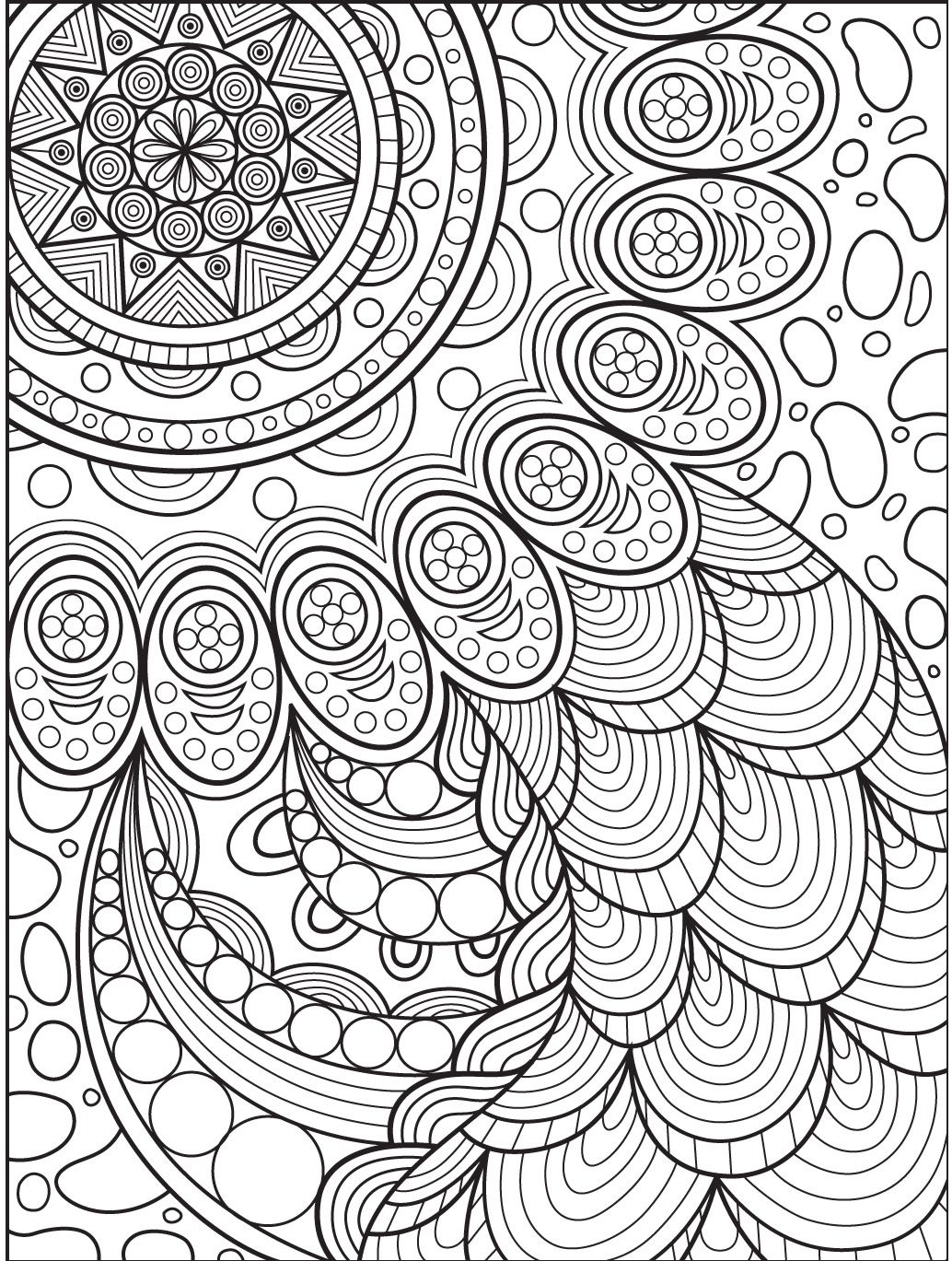 69+ Captivating Complex Abstract Coloring Pages Printable