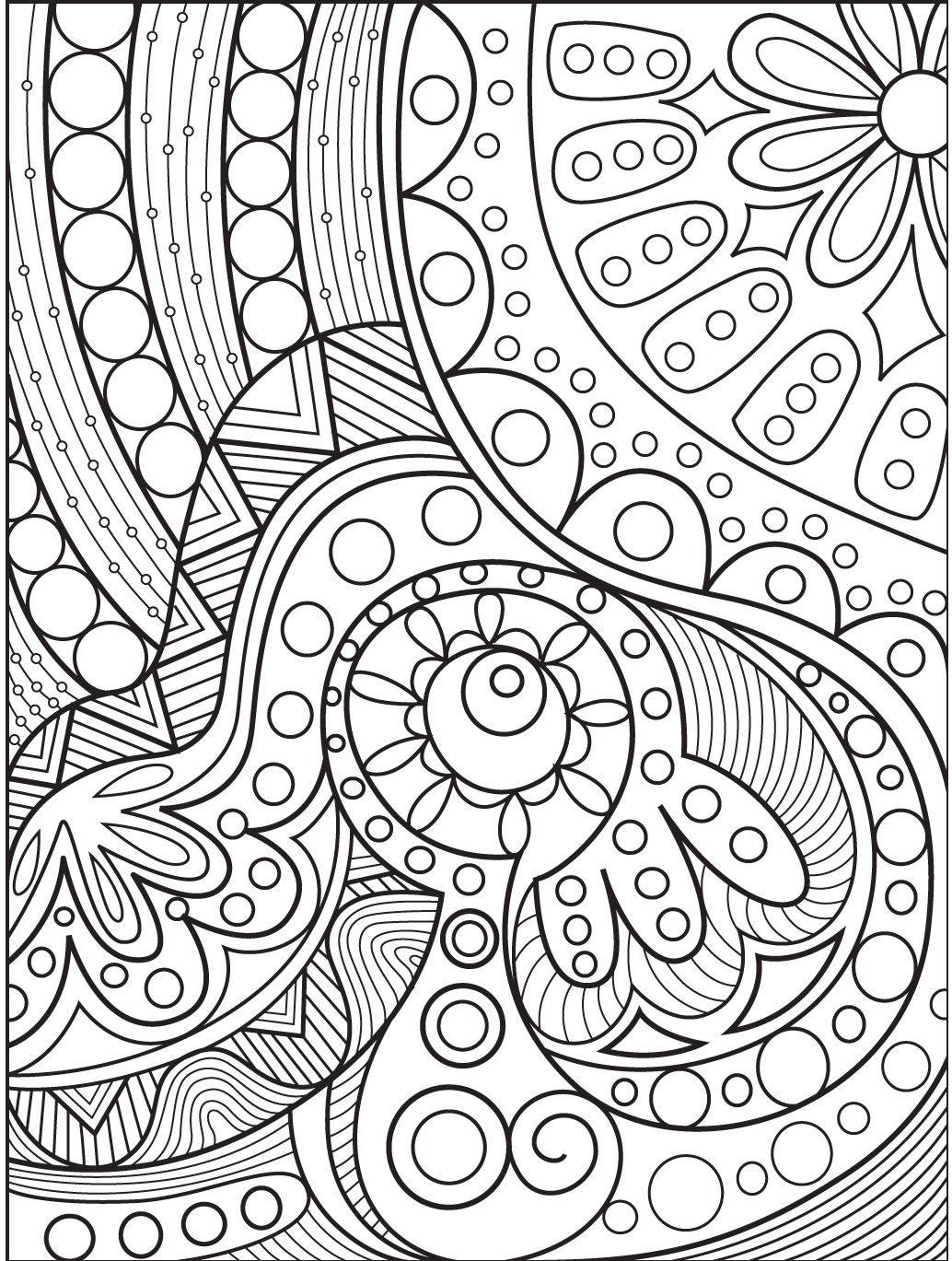 152+ Unique Complex Abstract Coloring Pages Printable