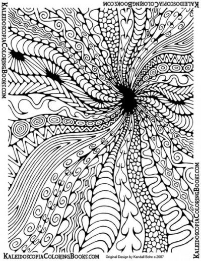 191+ Bright Complex Abstract Coloring Pages Printable