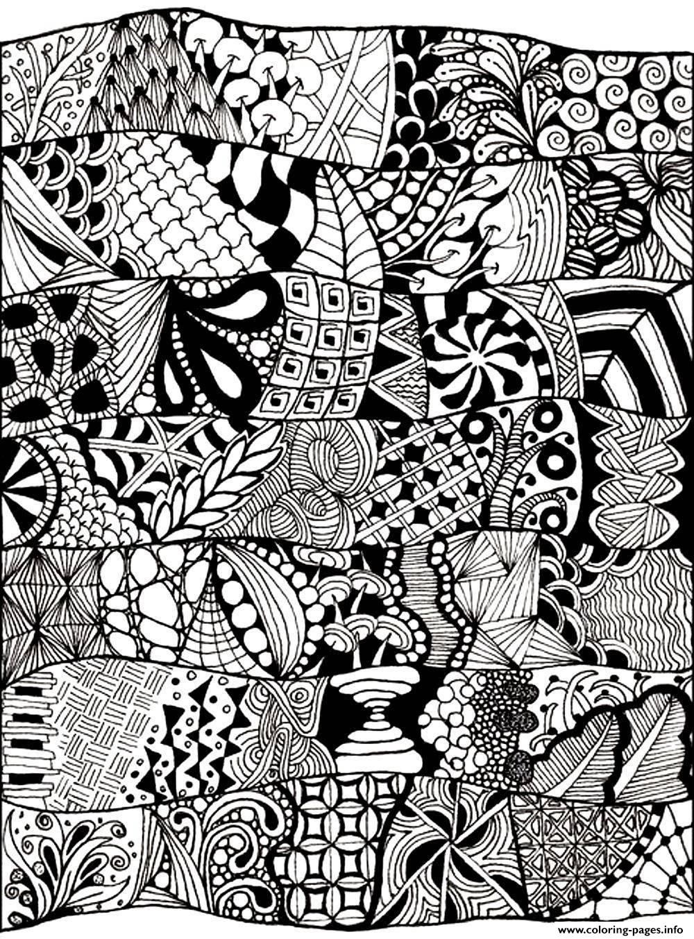 182+ Exciting Abstract Adult Coloring Pages Printable