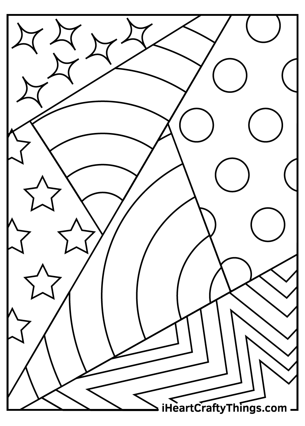 75+ Fantastic Complex Abstract Coloring Pages Printable