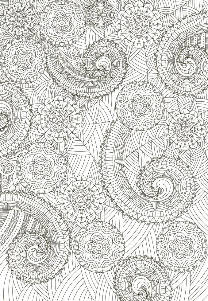 172+ Cheerful Complex Abstract Coloring Pages Printable