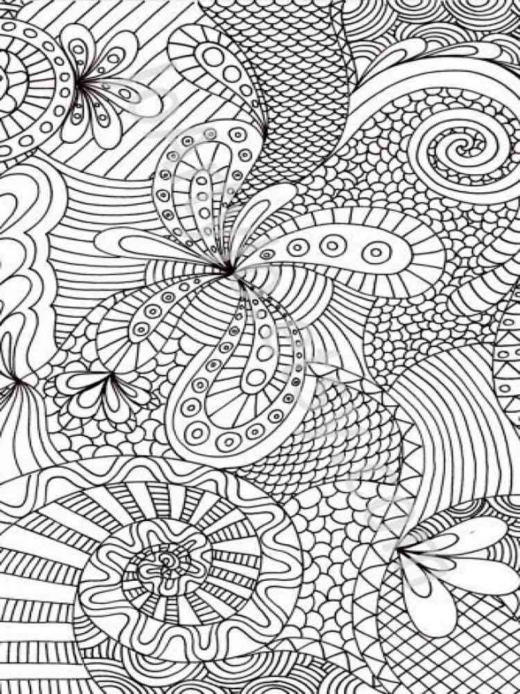 163+ Cute Abstract Adult Coloring Pages Printable