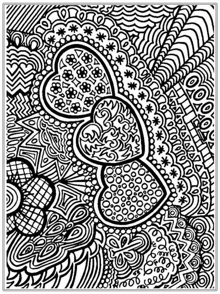 177+ Lovely Abstract Adult Coloring Pages Printable