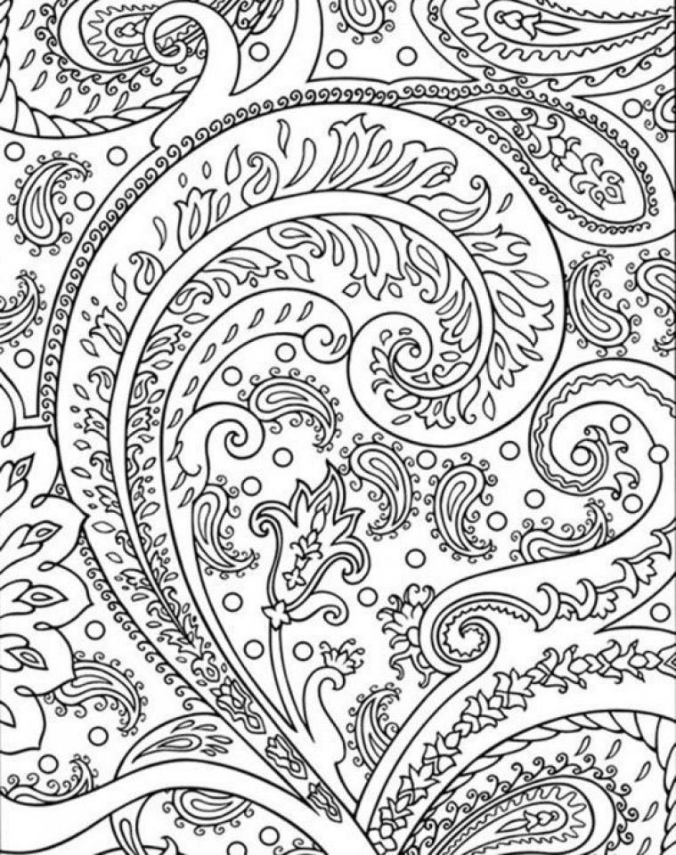 150+ Magical Abstract Adult Coloring Pages Printable