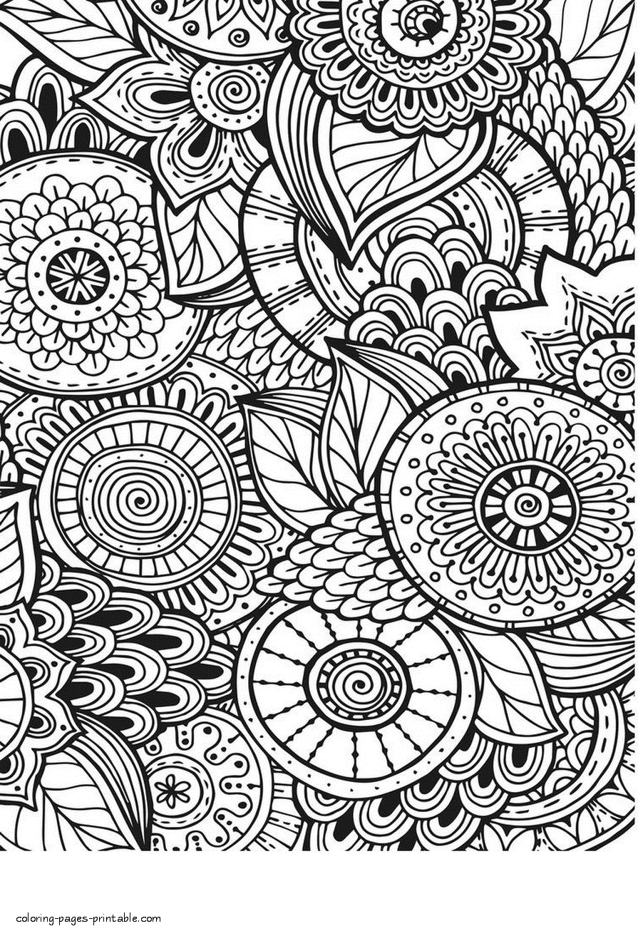 117+ Joyous Complex Abstract Coloring Pages Printable