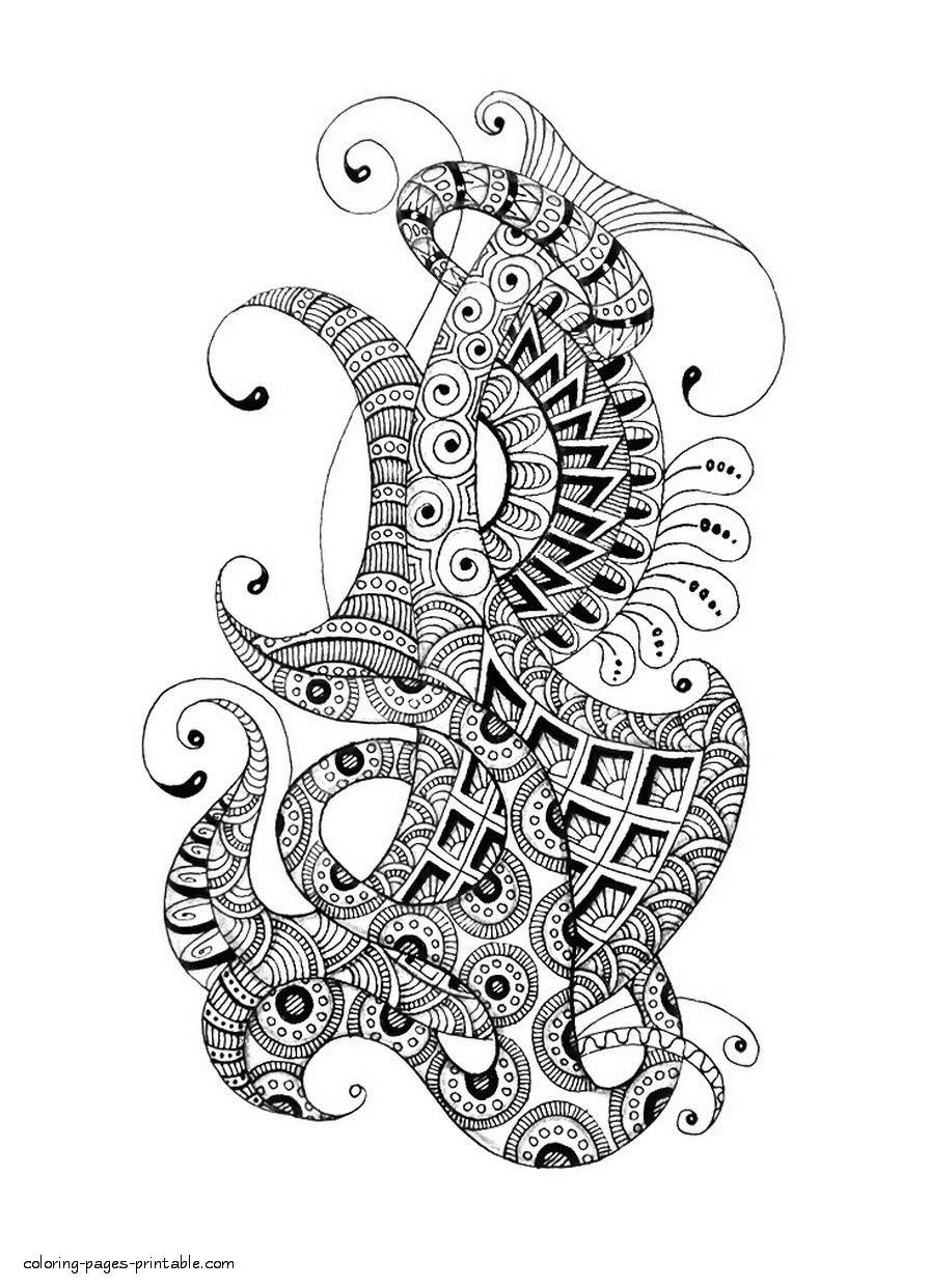 152+ Adorable Complex Abstract Coloring Pages Printable