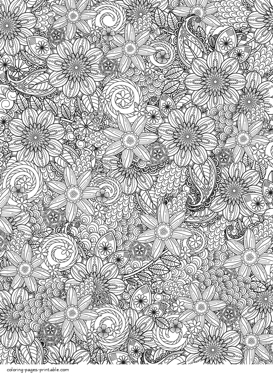 105+ Creative Abstract Adult Coloring Pages Printable