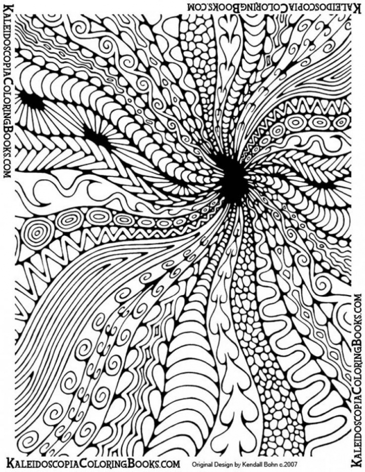 122+ Joyful Abstract Adult Coloring Pages Printable