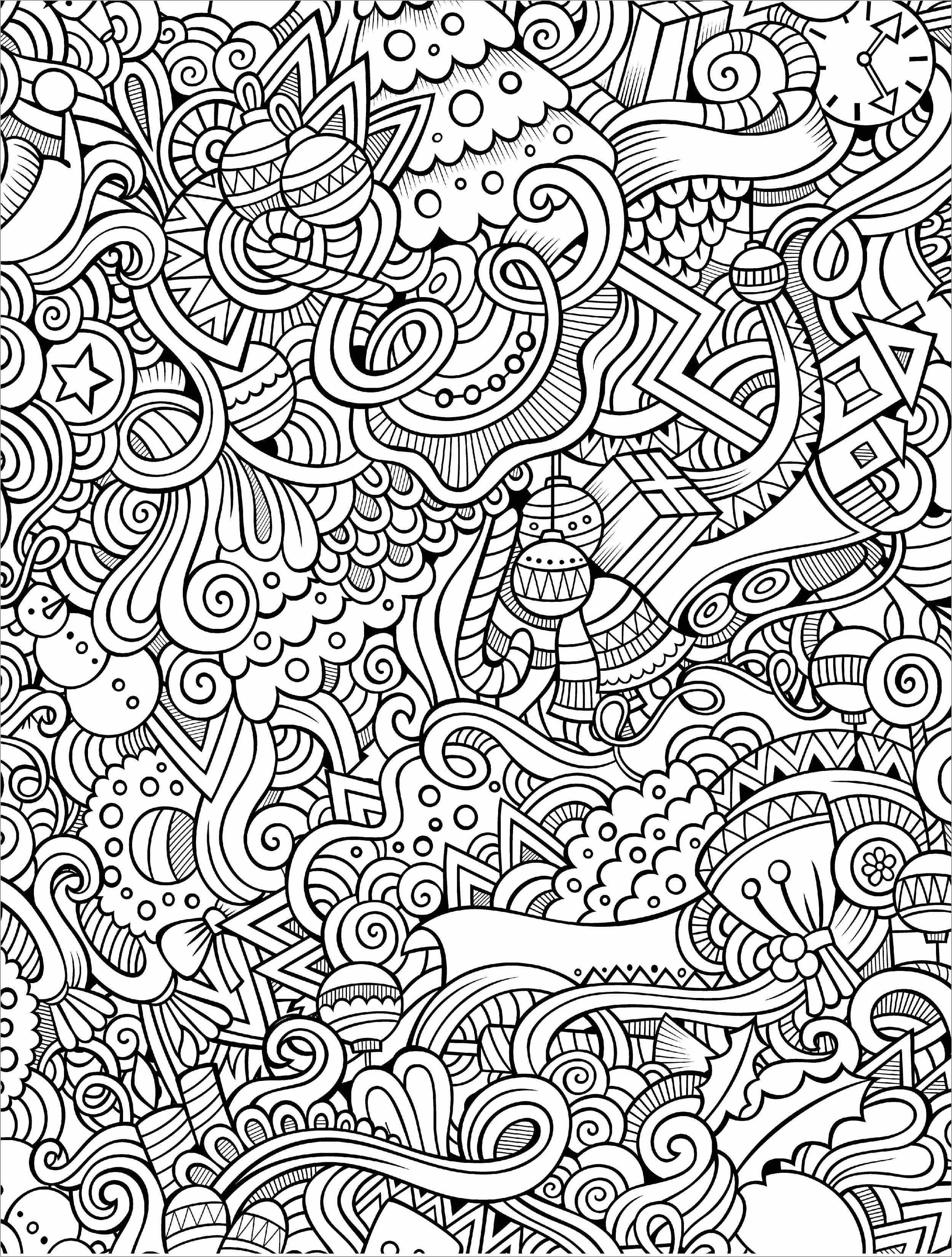 51+ Magical Abstract Adult Coloring Pages Printable