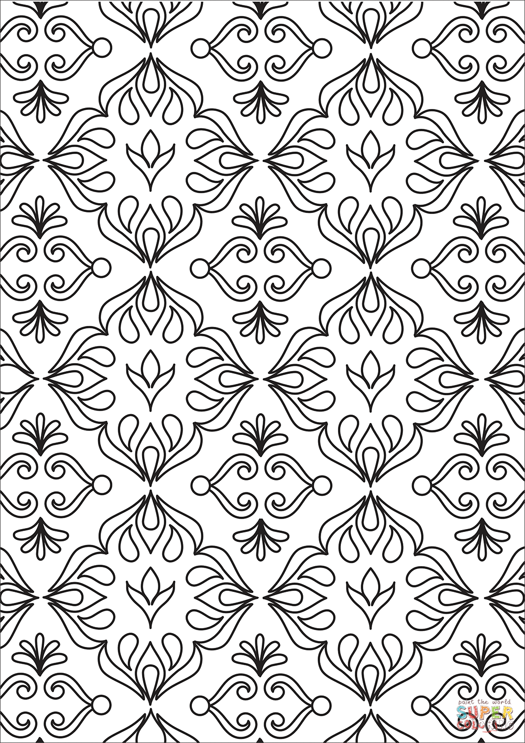 45+ Cheerful Complex Abstract Coloring Pages Printable