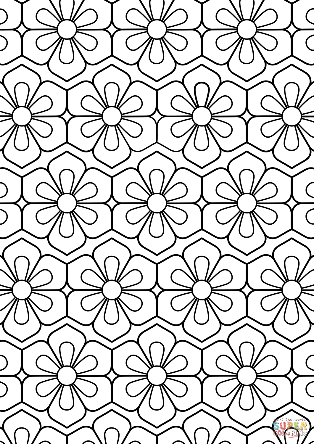 128+ Bright Detailed Pattern Coloring Pages Printable