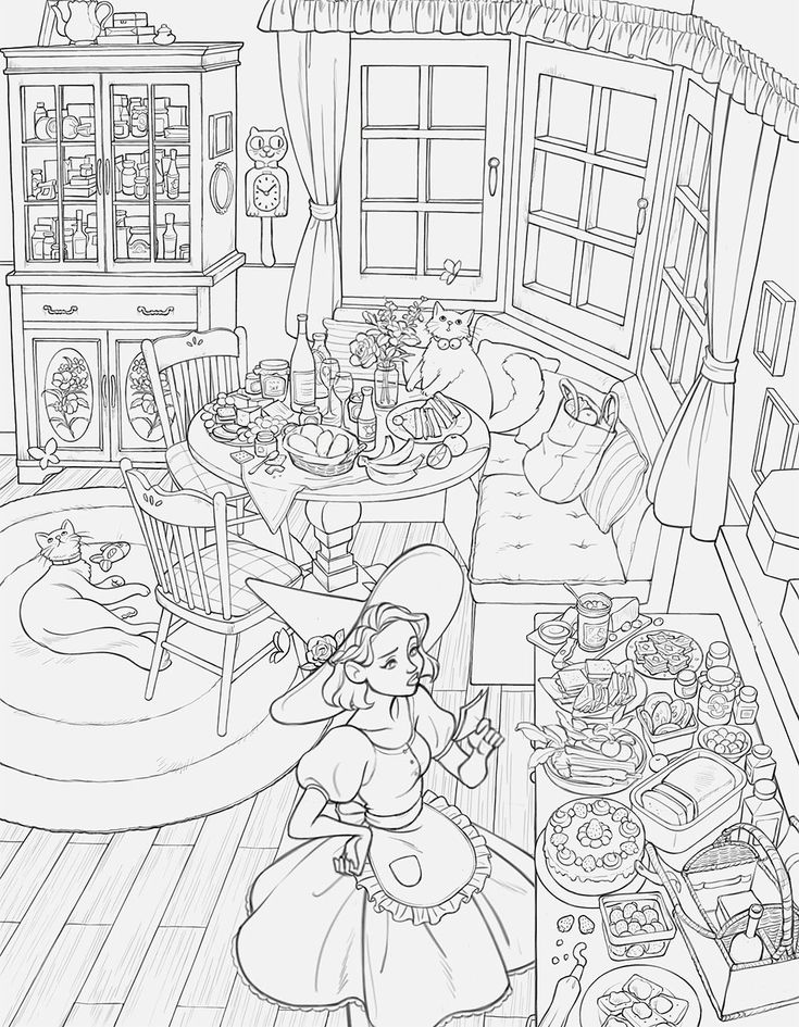 121+ Magical Highly Detailed Coloring Pages Printable