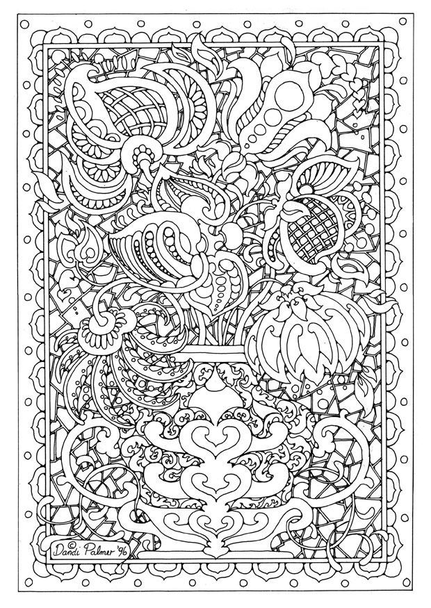 137+ Imaginative Highly Detailed Coloring Pages Printable