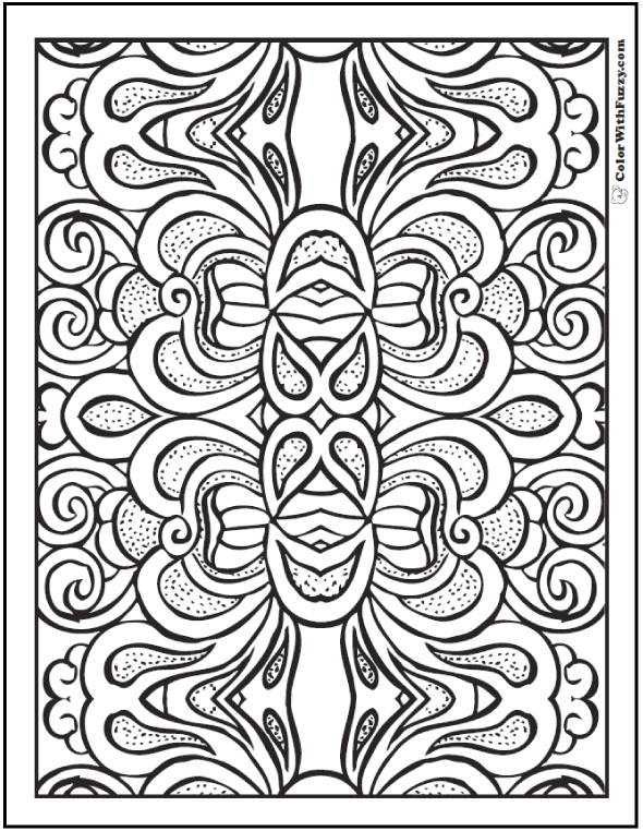 154+ Vibrant Detailed Pattern Coloring Pages Printable