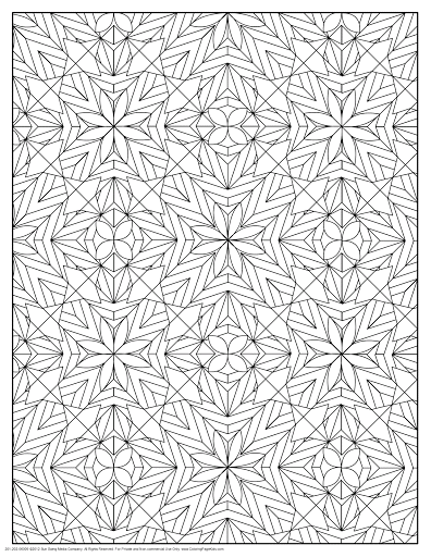 coloring pages for adults stars and flowers pattern coloring page gif jpg