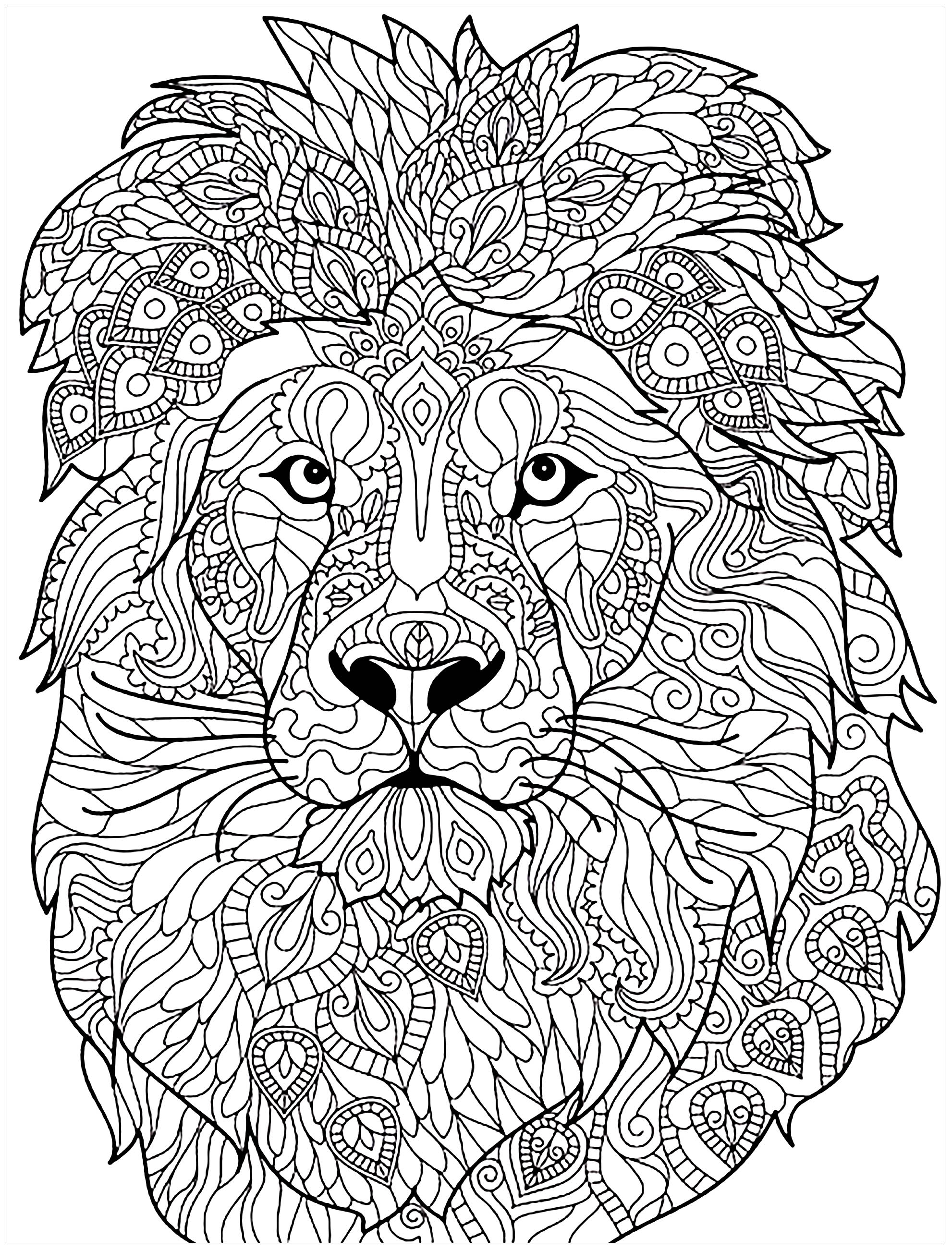 complex animal coloring pages jpg jpg