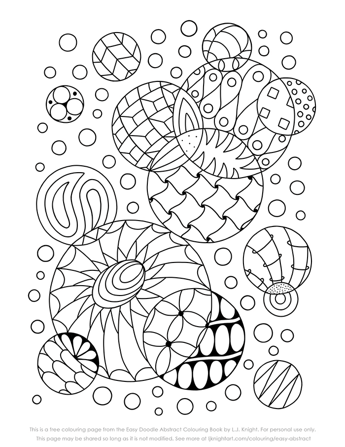 57+ Captivating Complex Abstract Coloring Pages Printable