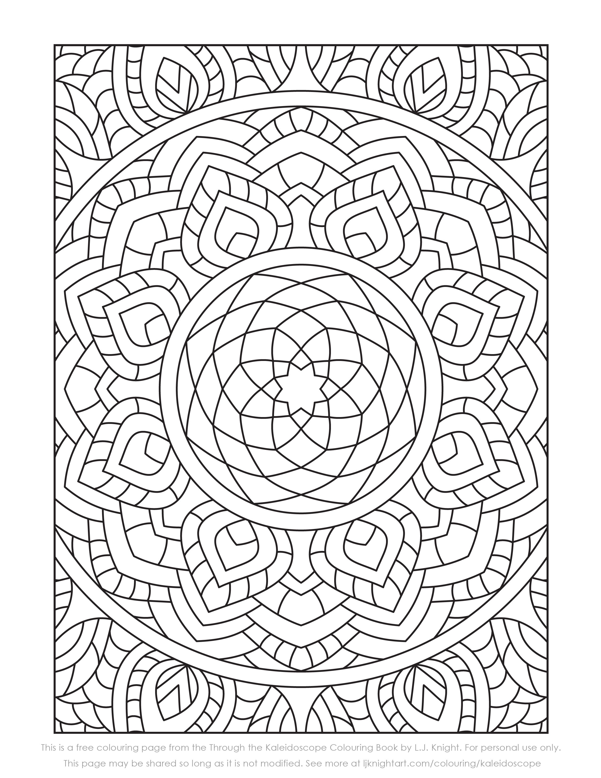 42+ Adorable Detailed Pattern Coloring Pages Printable